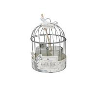 Atmosphera Créateur d'intérieur - Coffret Bougie & Diffuseur Parfum Lola 20cm Blanc