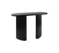 Atmosphera Créateur d'intérieur - Console Effet Cannelé "Olova" 120cm Noir Noir