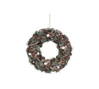 Atmosphera Créateur d'intérieur - Couronne de Noël Pomme de Pin 48cm Marron