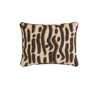 Créateur d'intérieur - Coussin Déco à Motifs "Wonja" 30x40cm Noir