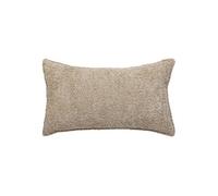 Créateur d'intérieur - Coussin Déco Bouclette "Soana" 30x50cm Taupe