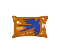 Créateur d'intérieur - Coussin Déco Brodé "Libertad" 38x58cm Terracotta