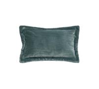 Atmosphera - Coussin Flanelle Cuddly Bleu 30x50cm