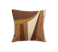 Créateur d'intérieur - Coussin Déco Imprimé "Hary" 45x45cm Marron