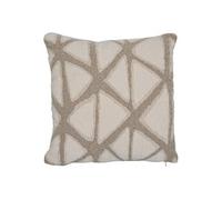 Créateur d'intérieur - Coussin Déco Jacquard "Dune" 40x40cm Beige