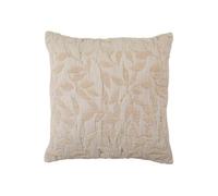 Atmosphera - Coussin déco Jacquard Lehto Coton-Lin 50x50 cm Beige
