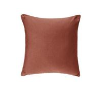 Atmosphera Créateur d'intérieur – Coussin déhoussable Jovi – Coton 38x38 cm – Terracotta