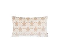 Créateur d'intérieur - Coussin Jacquard en Velours "Luna" 30x50cm Beige Lin