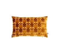 Atmosphera - Coussin Luna Jacquard Velours Ocre 30x50cm