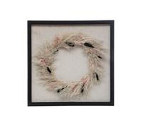 Atmosphera Créateur d'intérieur - Déco Murale Fleurs Séchées "Nia" 55cm Noir Noir G