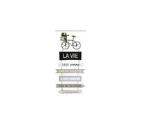 Atmosphera – Décoration murale « Citation Vélo » – 56 cm – Multicolore