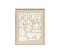 Atmosphera – Décoration murale 3D Petra – Beige 40 x 50 cm