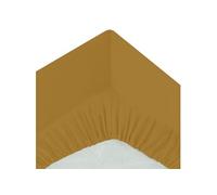 Atmosphera - Drap-housse Percale - 2 personnes 160x200 cm - Mordoré