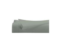 Drap Housse 2 Personnes "Percale" 180x200cm Vert Tilleul