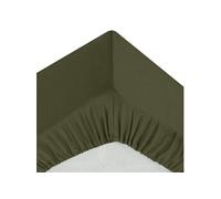 Atmosphera Créateur d'intérieur - Drap Housse "Intérieur" 140x190cm Kaki Kaki G