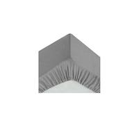 Atmosphera Drap-housse Créateur d'intérieur "Intérieur" 90 x 190 cm Bonnet H30 cm Coton Gris