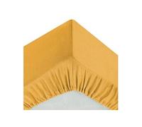Créateur d'intérieur - Drap Housse "Intérieur" 90x190cm Ocre