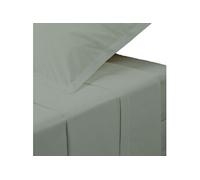 Créateur d'intérieur - Drap Plat 1 Personne Percale 180x290cm Vert Tilleul