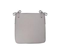 Atmosphera - Galette de chaise Micro 39 x 39 cm - Gris