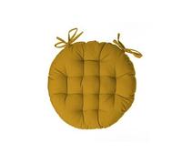 Atmosphera – Galette de chaise ronde Leana 38 cm Ocre