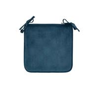 Galette de chaise Lilou bleu egéen 38x38cm - Atmosphera createur d'interieur