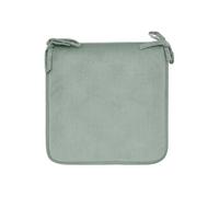 Atmosphera - Galette de chaise Lilou - Uni 38x38 cm - Vert céladon