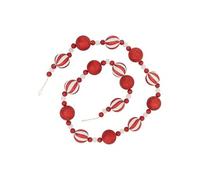Paris Prix Guirlande de Noël Boules 185 cm Rouge et Blanc