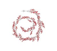 Créateur d'intérieur - Guirlande de Noël Déco Baies 190cm Rouge