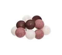 Atmosphera – Guirlande LED Dune D6 10 boules 165 cm Multicolore à piles