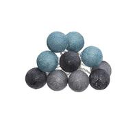 Atmosphera Créateur d'intérieur - Guirlande Led 10 Boules Winter 165cm Multicolore