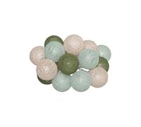 Atmosphera - Guirlande LED Army 16 boules Ø 3,5 cm 255 cm Multicolore à piles