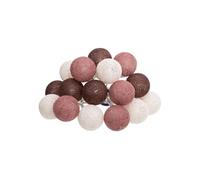 Atmosphera - Guirlande LED Dune à piles - 16 boules D3,5 cm - 255 cm - Multicolore