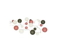 Créateur d'intérieur - Guirlande Lumineuse 20 Boules "LED" 340cm Rose