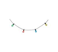 Atmosphera Guirlande lumineuse d'extérieur solaire multicolore – 4,9 m