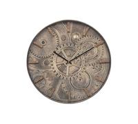 Atmosphera Horloge Déco Deyan 50 cm en verre Marron
