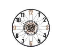 Atmosphera Horloge Mohan en bois et métal D65 cm