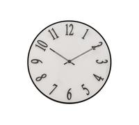 Créateur d'intérieur - Horloge Murale Relief "Edgar" 35cm Blanc