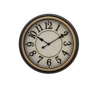 Atmosphera Créateur d'intérieur - Horloge Murale Vintage "Nell" 29cm Noir Noir G