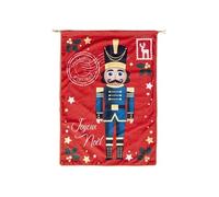 Créateur d'intérieur - Hotte de Noël Casse Noisette "Soir" 70cm Rouge