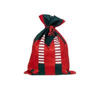 Créateur d'intérieur - Hotte de Noël en Velours "Lutin" 70cm Rouge