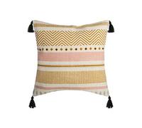 Créateur d'intérieur - Housse de Coussin Rayure Perle 40x40cm Multicolore