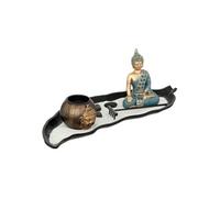 Créateur d'intérieur - Jardin Zen Déco "Shamy" 37cm Bleu