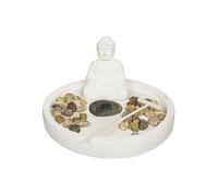 Créateur d'intérieur - Jardin Zen Déco "Wasila" 18cm Blanc