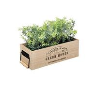 Créateur d'intérieur - Jardinière en Bois "Green House" 35cm Naturel