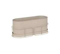 Atmosphera Créateur d'intérieur - Jardinière en Métal "Aze" 47cm Beige Lin Beige G