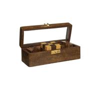 Atmosphera Créateur d'intérieur - Jeu Casse Tête Déco en Bois Bota 17cm Marron Marron G