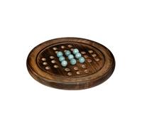 Atmosphera – Jeu de solitaire Sayon – Bois de manguier – Ø 22 cm