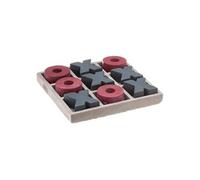 Créateur d'intérieur - Jeu de Société en Ciment "Morpion" 15cm Gris