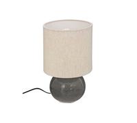 Atmosphera Créateur d'intérieur - Lampe à Poser Boule Gaia 28cm Gris Gris