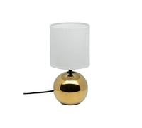 Atmosphera - Lampe à poser céramique Timéo H25 cm Or